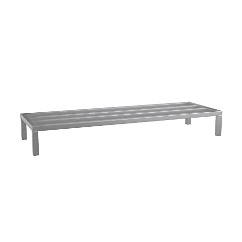 60'' x 20'' x 12'' Aluminum Welded NSF Certified Dunnage Rack - 1740 lb. Capacity
